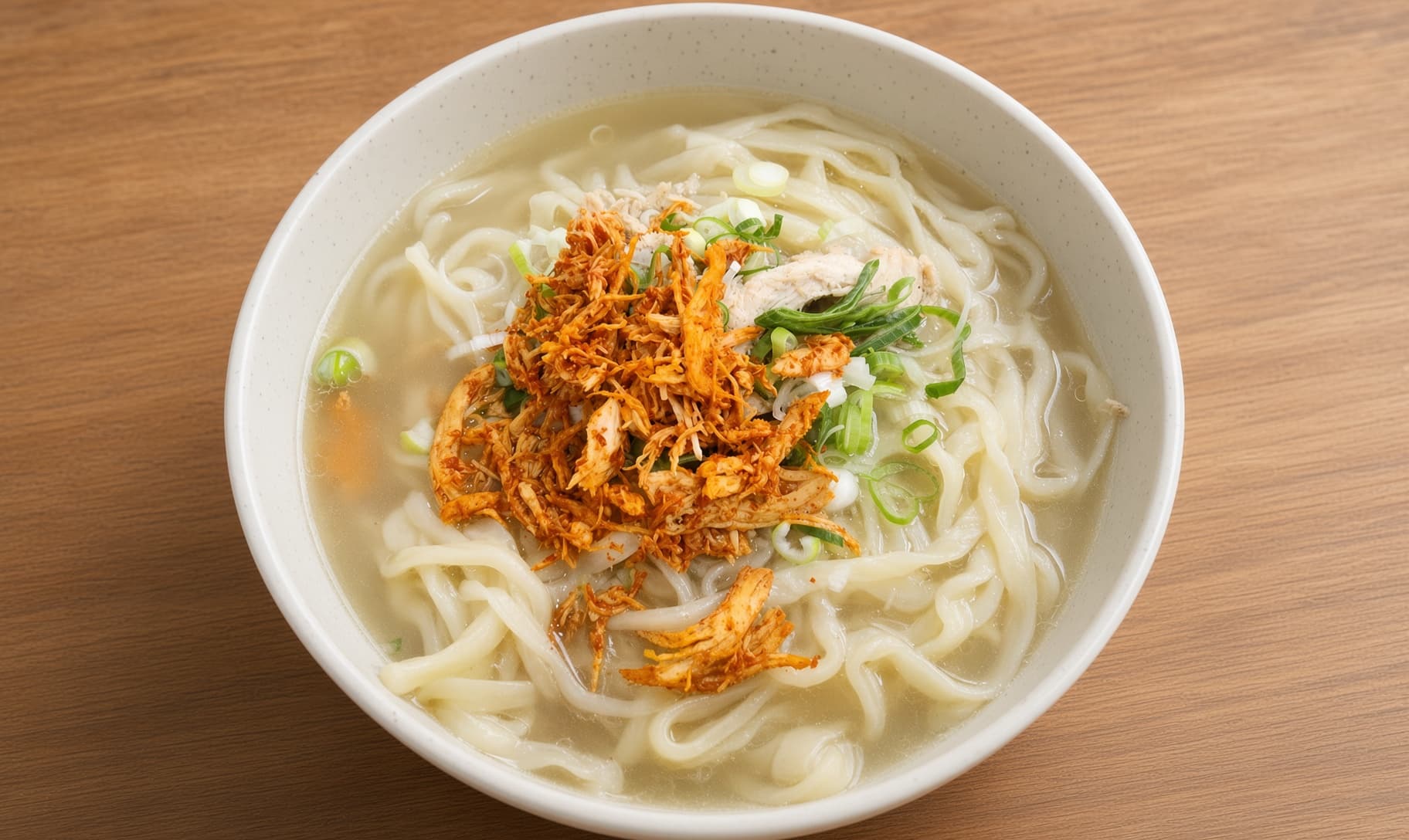 Kalguksu de pollo hanwoo picante